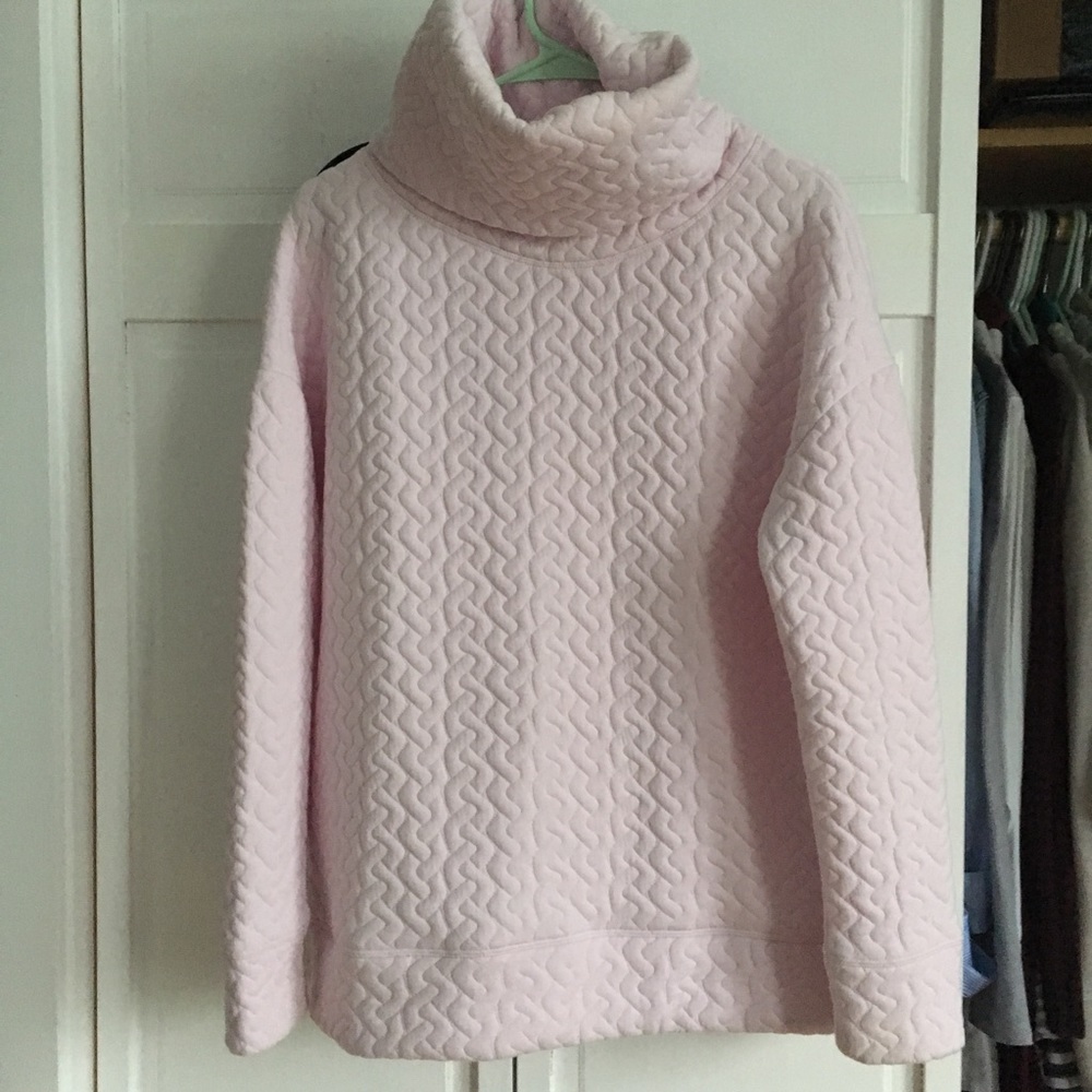 GapFit Jacquard Funnel Pullover